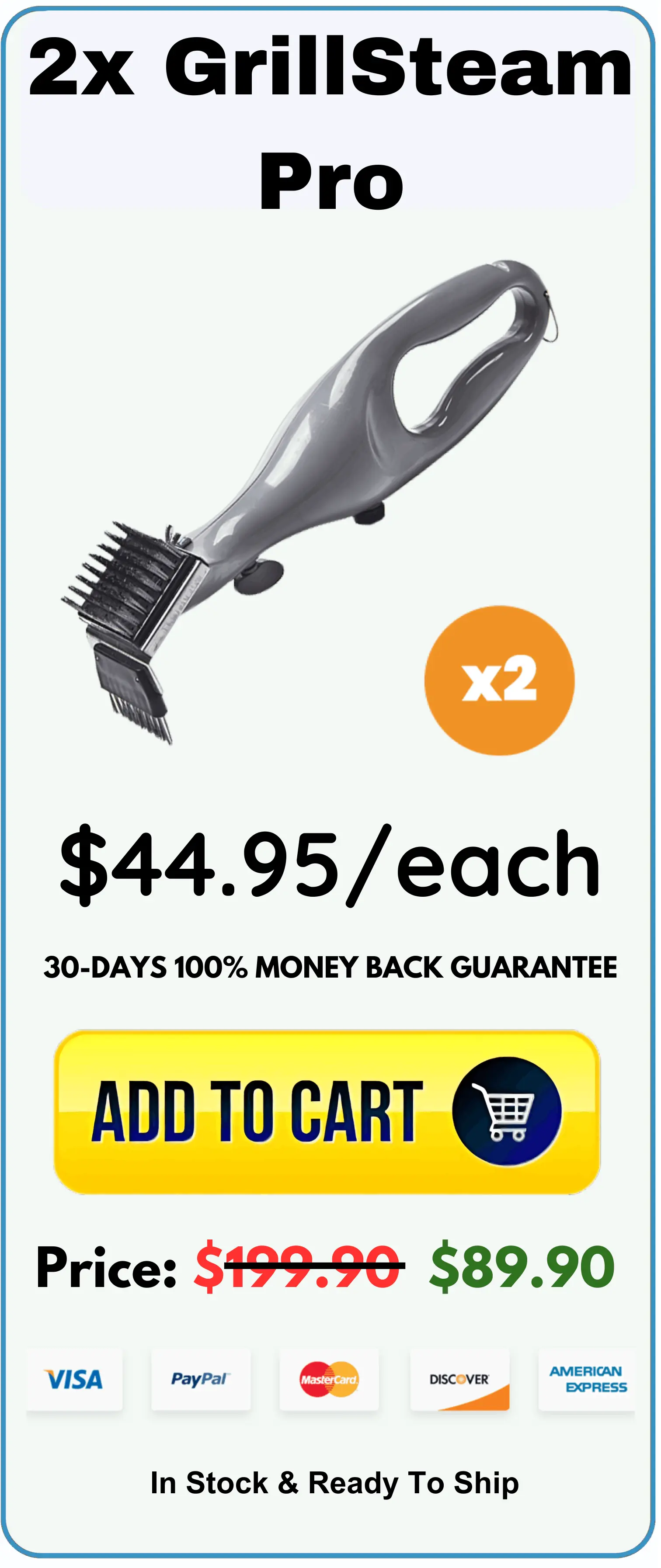 GrillSteam Pro Price